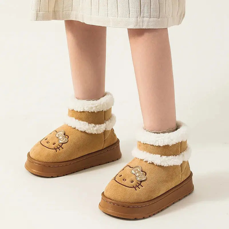 Girls Hello Kitty Snow Boots-Kawaii Comfort-Kawaii Comfort