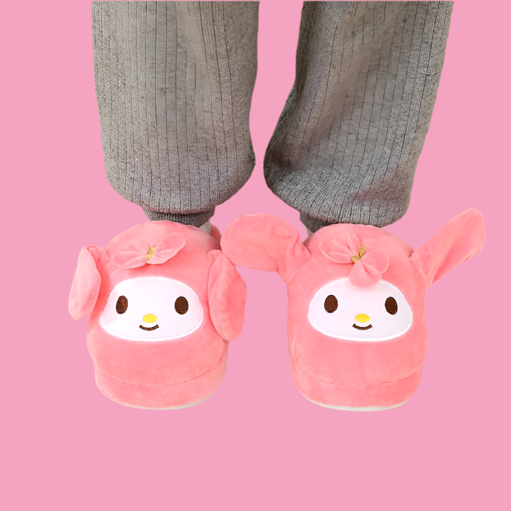 Kawaii Slippers With Moving Ears