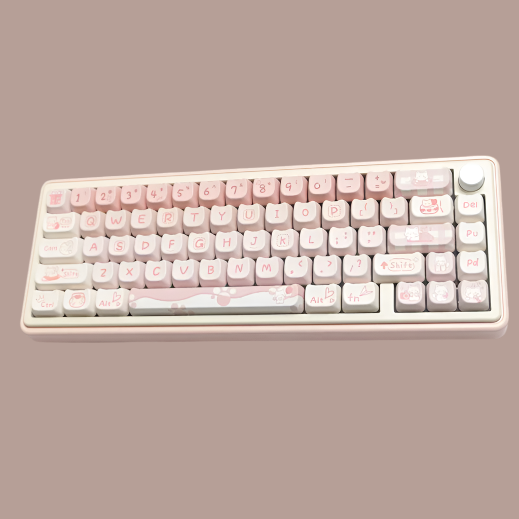 Kawaii Bunny keyboard keycaps