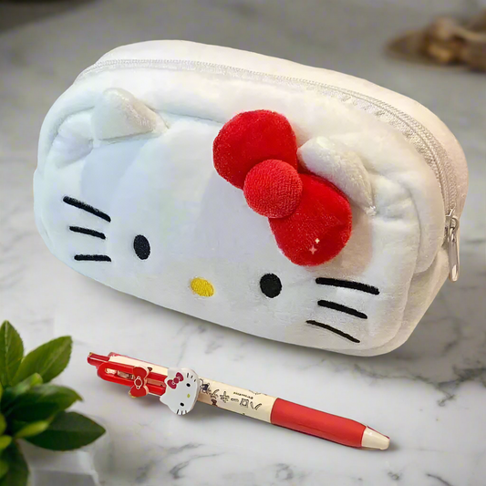 Hello Kitty Plush Pencil Case