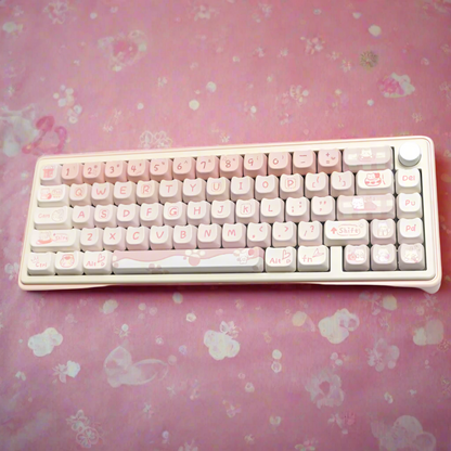 Kawaii Bunny keyboard keycaps