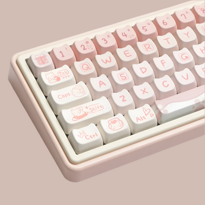 Kawaii Bunny keyboard keycaps