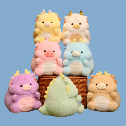 Chubby Pastel Dragon Plushies