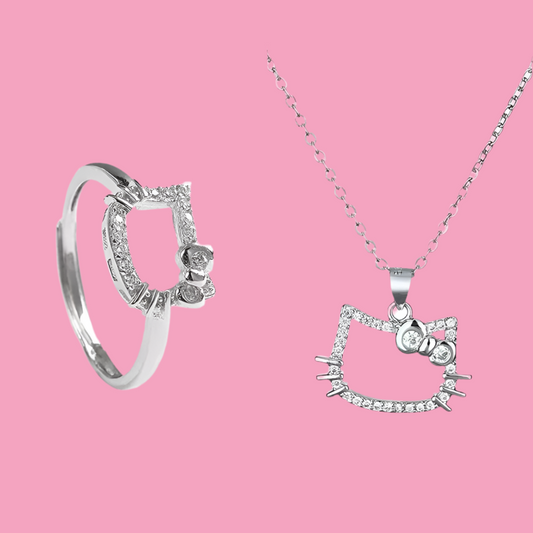 Original Sanrio Hello Kitty Necklaces & Ring Gift