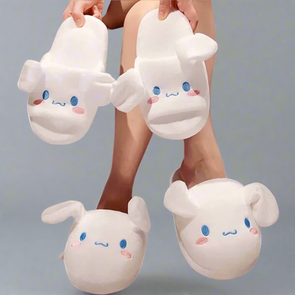 Kawaii Slippers With Moving Ears