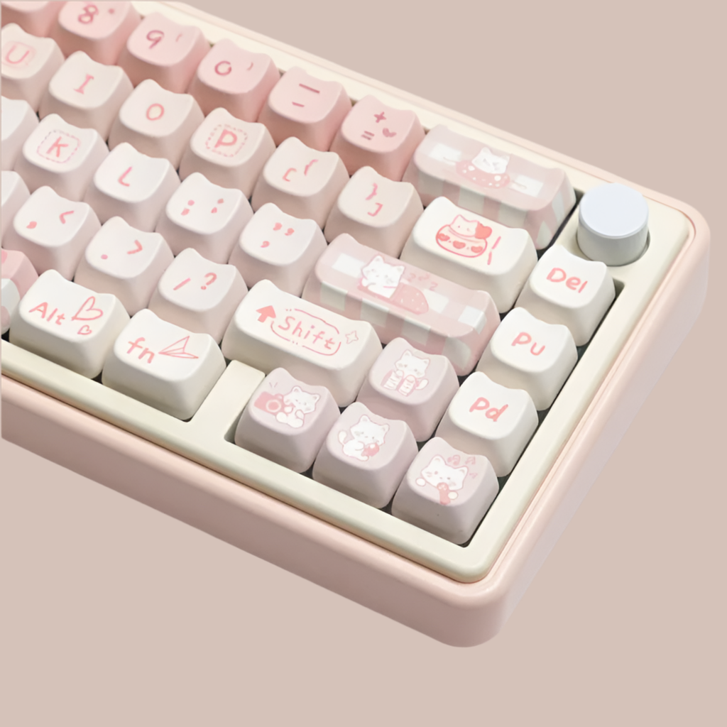 Kawaii Bunny keyboard keycaps