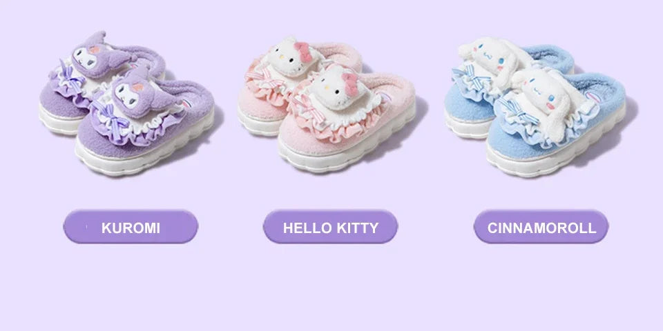 Kawaii Sanrio Womens Slippers