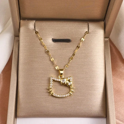 Sanrio Hello Kitty Necklace Gold