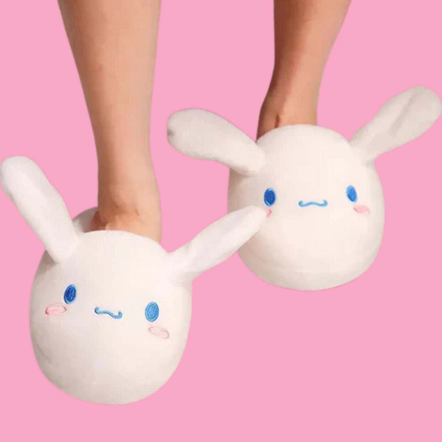 Kawaii Slippers With Moving Ears