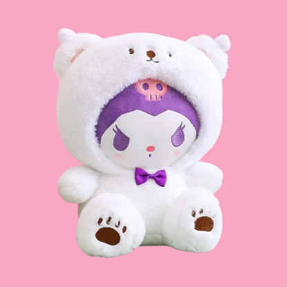 Sanrio Kuromi Plush Soft Stuffed Bear Dolls