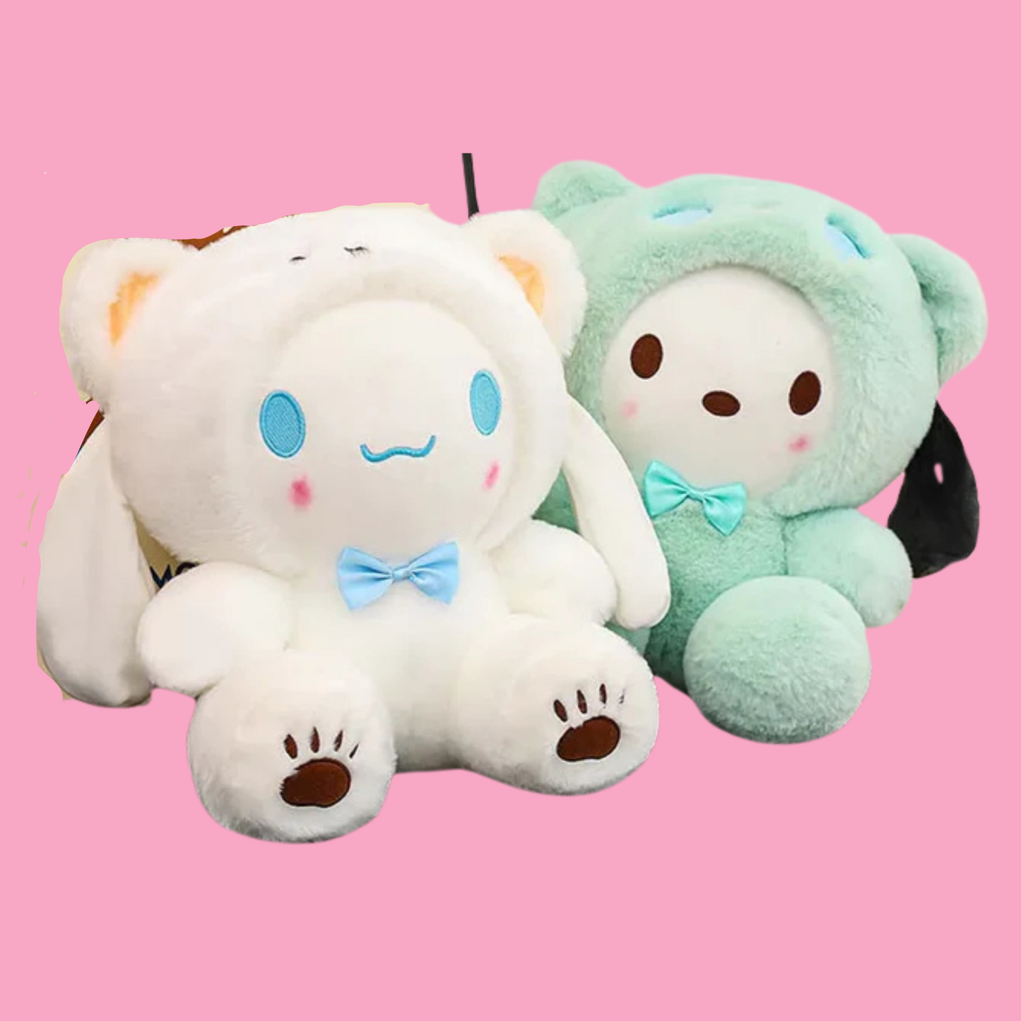 Sanrio Kuromi Plush Soft Stuffed Bear Dolls