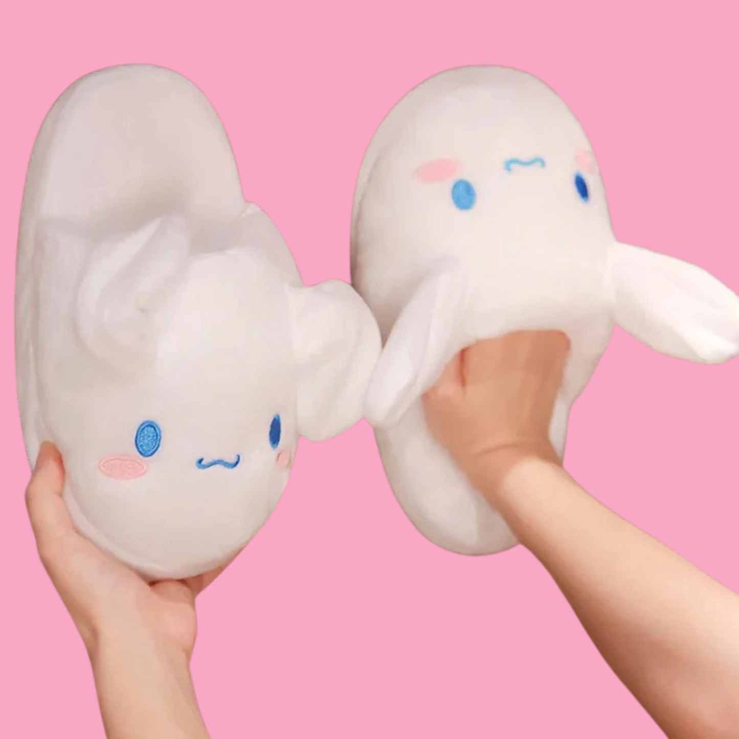 Kawaii Slippers With Moving Ears